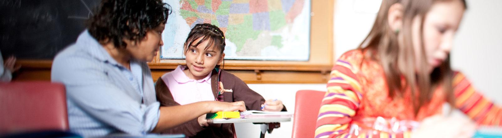 Student in the Clasroom 